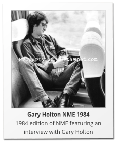 Gary Holton NME 1984 1984 edition of NME featuring an interview with Gary Holton