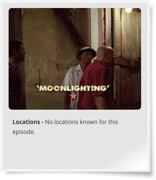 Locations - No locations known for this episode.